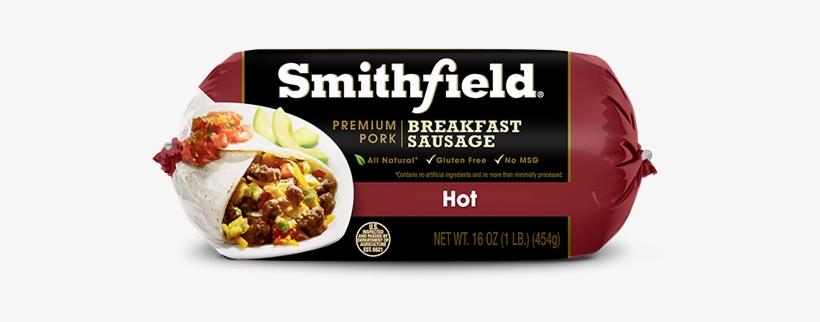 Breakfast Sausage - Smithfield Thick Cut Applewood Bacon, 12 Oz, transparent png