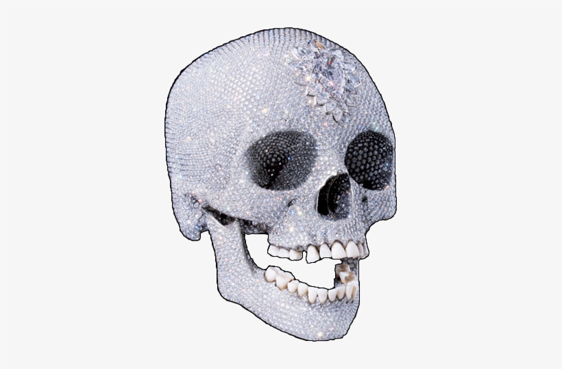 Share This Image - Damien Hirst Diamond Skull Price, transparent png