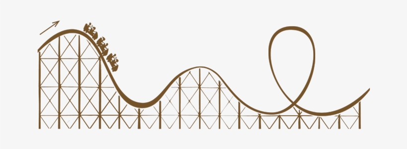 Imart16 - Dibujo De Montaña Rusa Para Colorear, transparent png