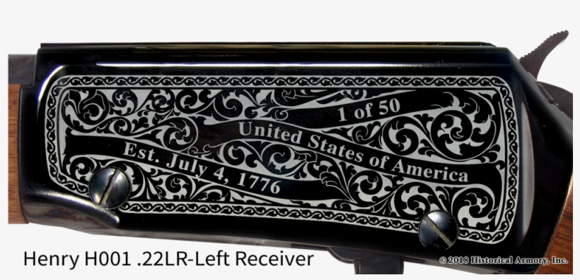 Silver Bow County Montana Engraved Rifle - Historical Armory, transparent png
