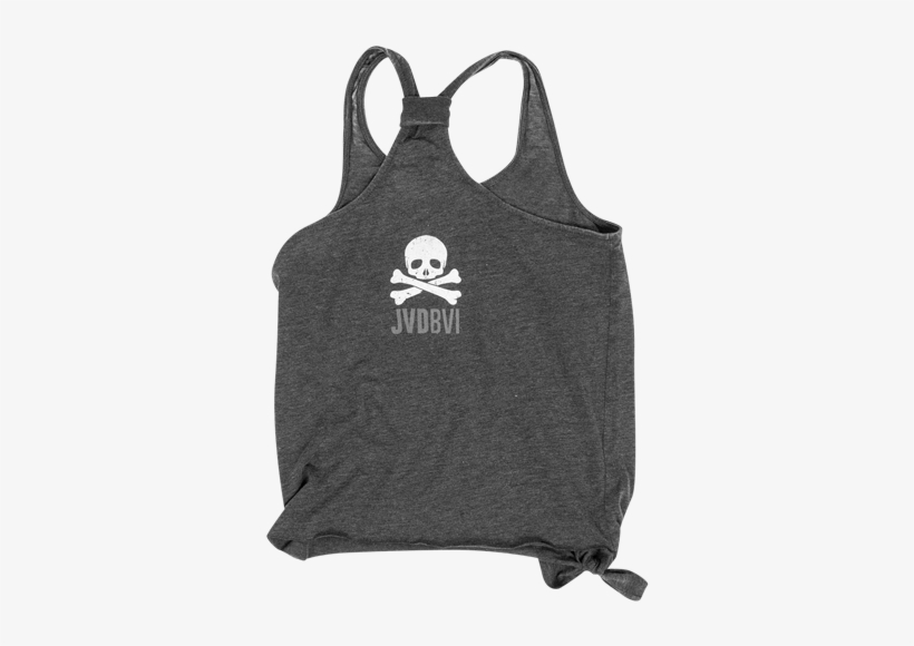 Skull & Bones Side Tank Top - Active Tank, transparent png