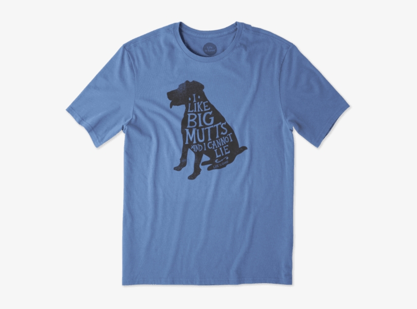 Men's Big Mutts Smooth Tee - Life Is Good Men's Smooth Tee, transparent png