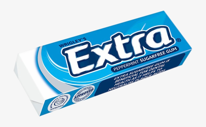 Chewing Gum Extra Peppermint, transparent png