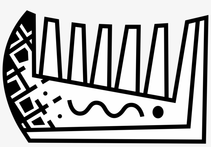 Vector Illustration Of Personal Grooming Hair Comb, transparent png