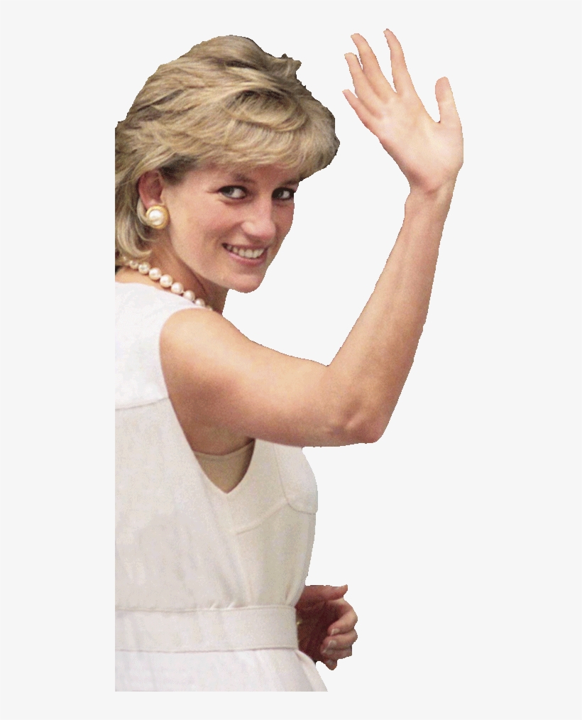 The Princess Of Wales Raising Money For Cancer Research - Princess Diana Wave Hand, transparent png