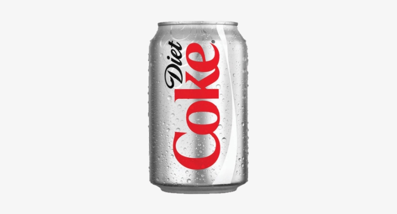 Cocacola Diet Coke Can 300ml - Coca Cola Diet Can, transparent png