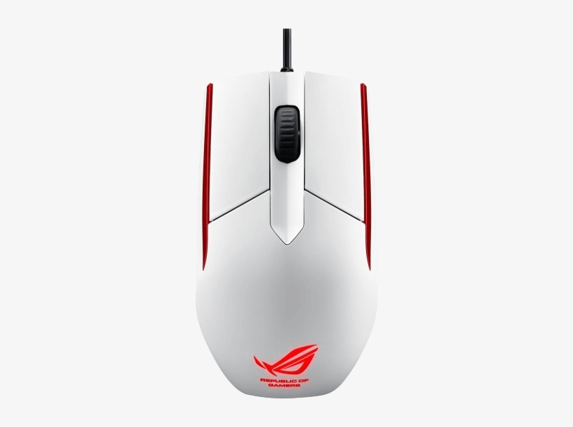 Asus Rog Sica Gaming Mouse - Asus Rog Sica Usb Optical 5000dpi Ambidextrous White, transparent png