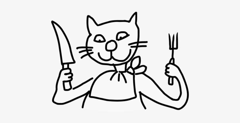 Related Images - Clipart Katze Essen, transparent png