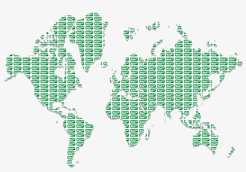 Kaartje Gp- - World Map Transparent Background Png, transparent png