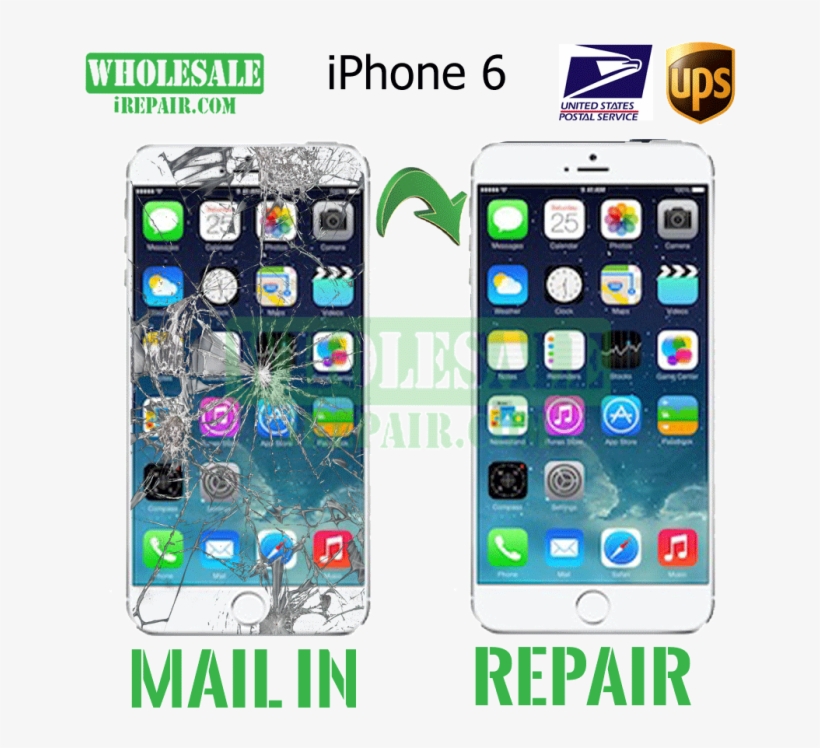 Iphone 6 Glass & Lcd Replacement Mail In Repair - Iphone Lcd Repair, transparent png
