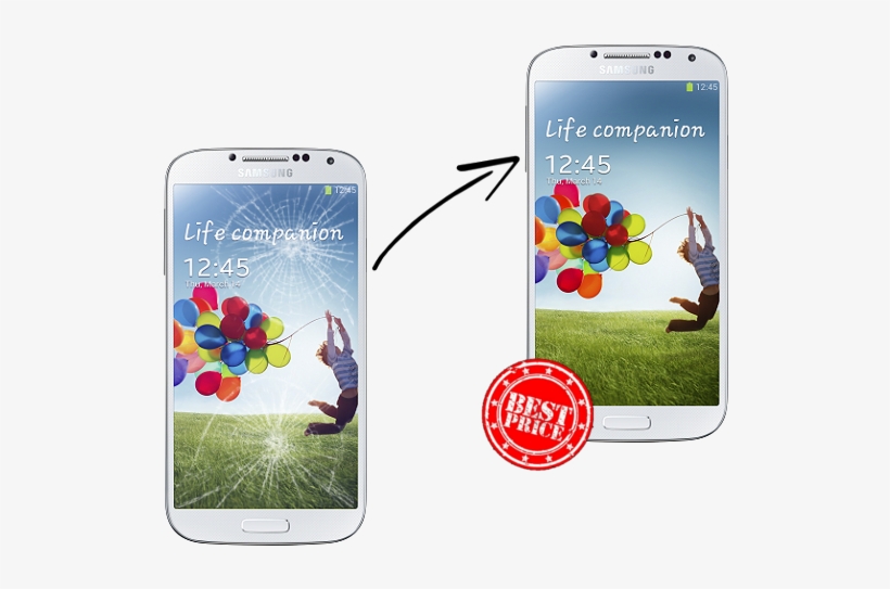Free Screen Protector Offered In Each Screen Repair - Samsung Galaxy S 4 Vs Samsung Galaxy Note 2, transparent png