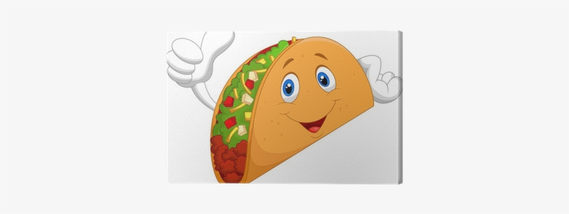 Taco Cartoon, transparent png