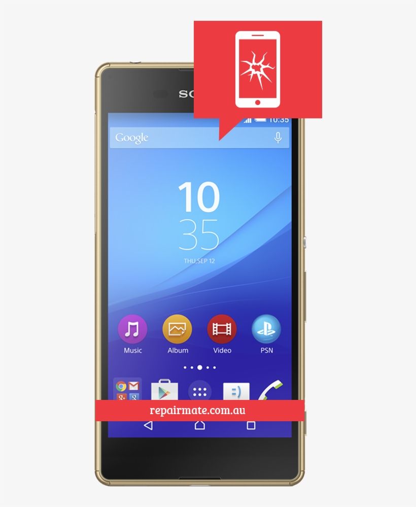 This Repair Applies To Sony Xperia M5 Mobile Phone - Sony Xperia M5 White Mobile Phone, transparent png