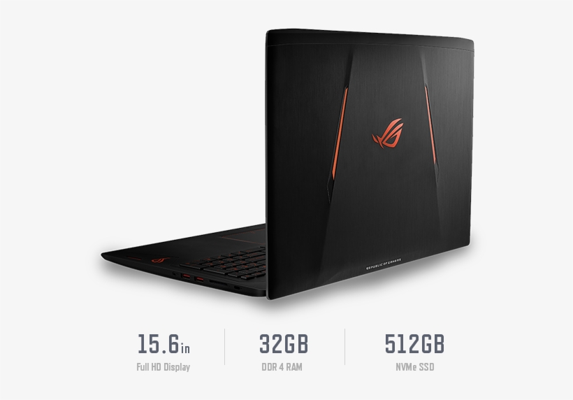 Strix Gl502 Enables Users To Enjoy High-end Gaming - Netbook, transparent png