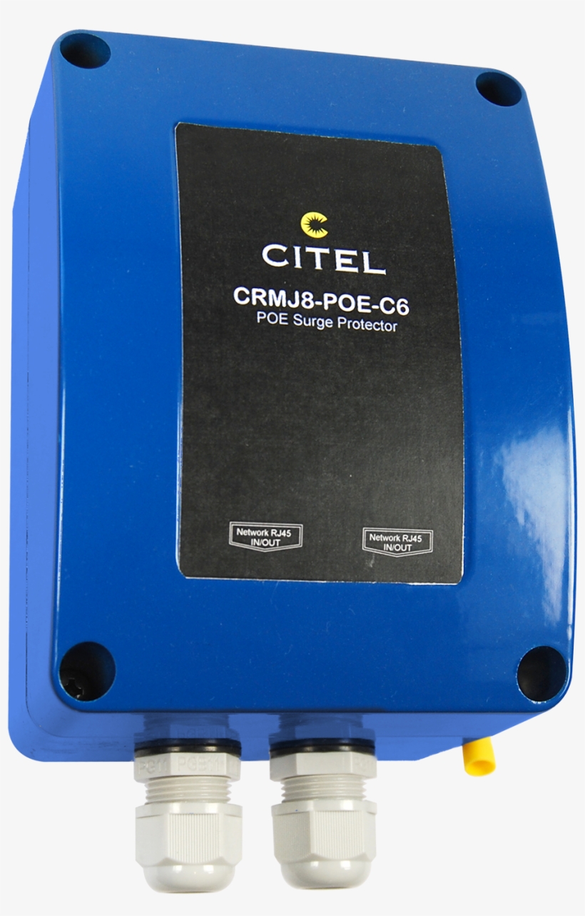 Crmj8 Poe C6 - Citel - Crmj8-poe-c6 - Citel Outdoor 10 Gbps Power-over-ethernet, transparent png