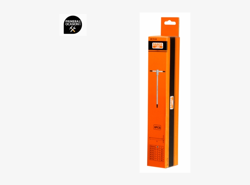 Imagen De Juego 6 Llaves Hexagonales En T Bahco Be1th-s6 - Bahco Be1ts-s7 Set Of 7 T Bar Handles With Swivel Sockets, transparent png