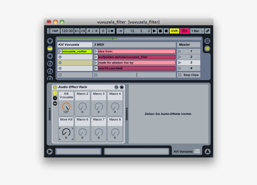 Vuvuzela Filter For Ableton Live - Ableton Live, transparent png