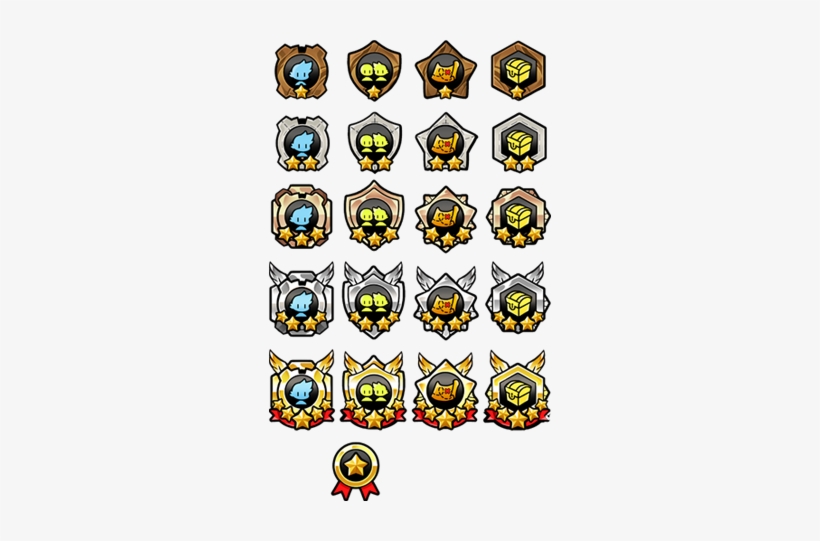 Achievement Icons By Category And Difficulty Level - System Achievements Icons, transparent png