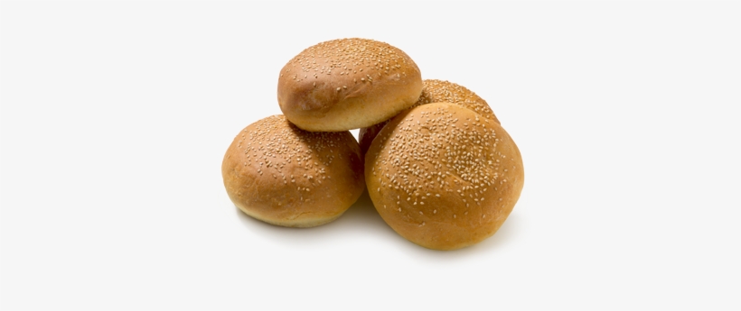 American Rolls With Sesame - Hamburger, transparent png
