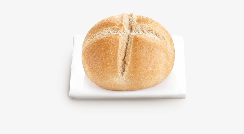 White Roll Bread - Bun, transparent png