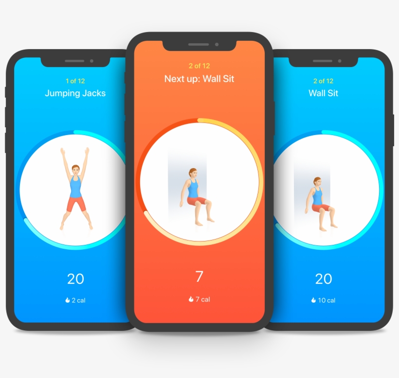 Gorgeous 3d Animations With Visual And Spoken Cues - Fitness App, transparent png