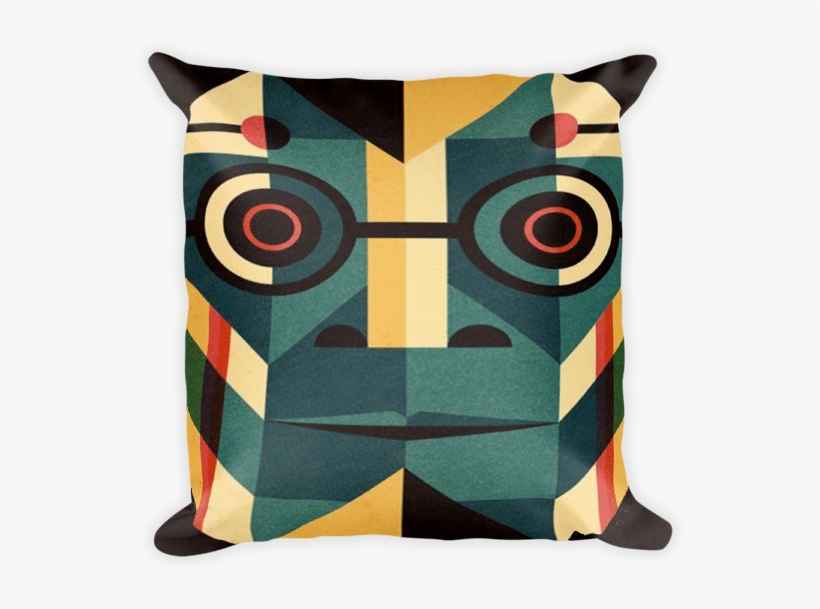 African Mask - Cushion, transparent png