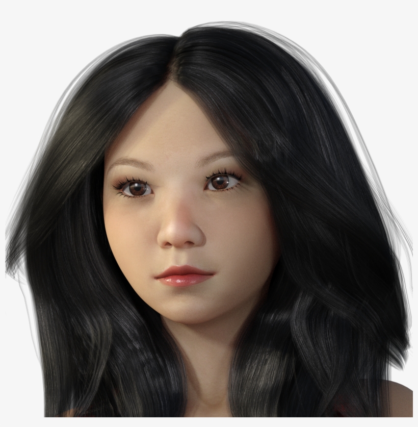 Also I Did Try To A New Asian Face Based On The Images - Girl, transparent png