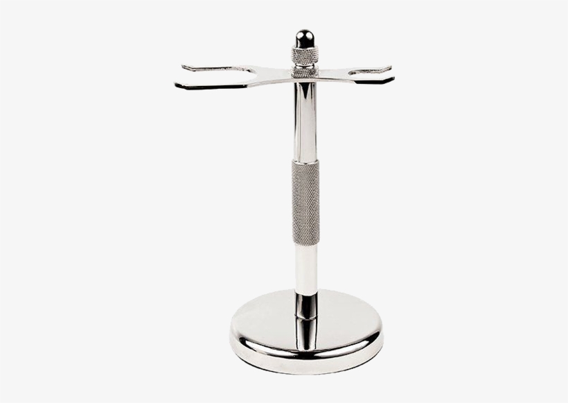Chrome Razor And Shaving Brush Stand - Soporte De Brochas De Afeitar, transparent png