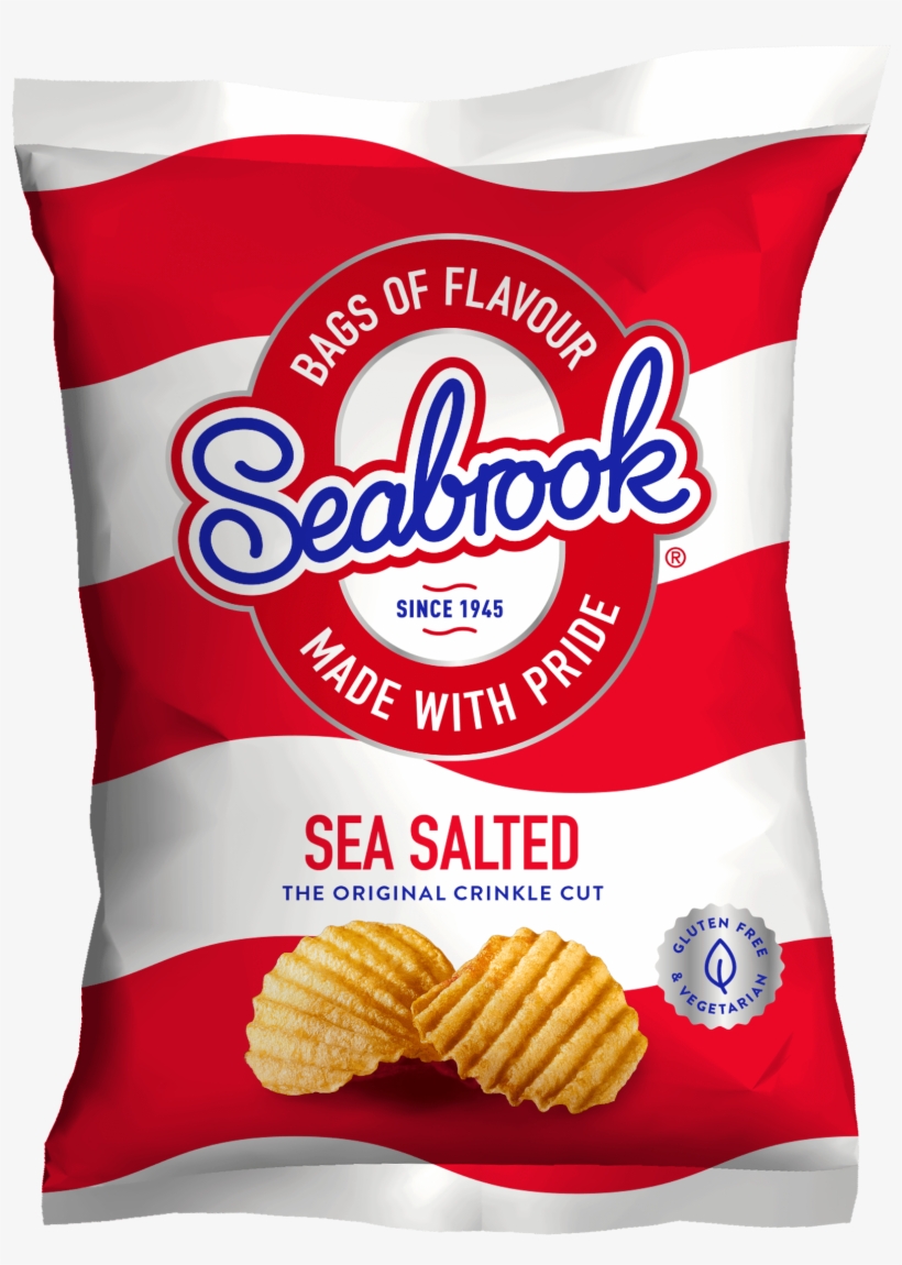 Crinkle Image - Seabrooks Crisps New Packaging, transparent png