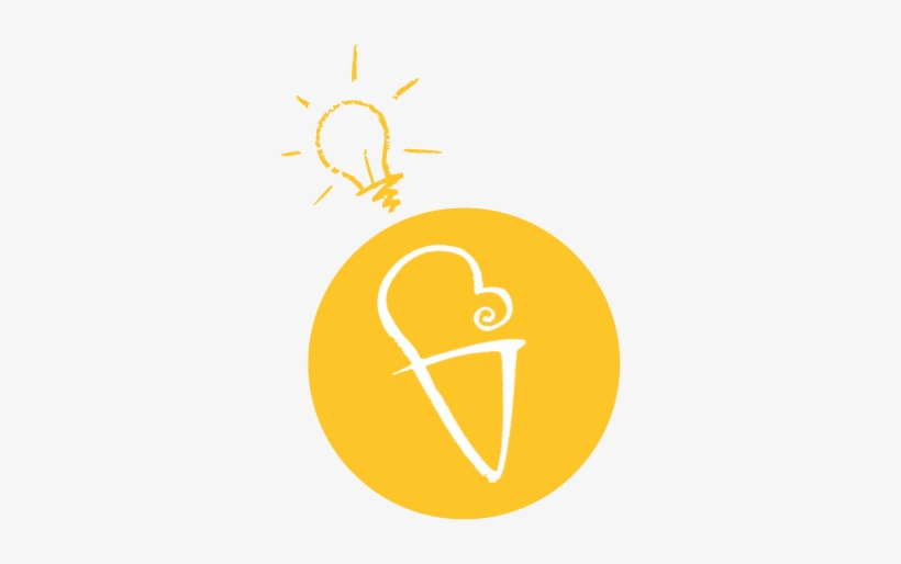We Pack A Whole Glass Of Milk Into Each Scoop Of Fic - Fruits In Ice Cream Logo, transparent png
