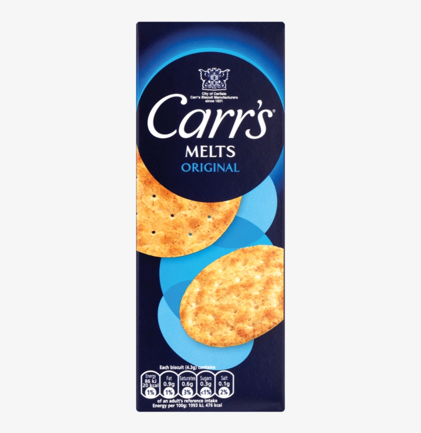 Carr S Melts Original 150g - Carr's Crackers Cheese Melts, transparent png