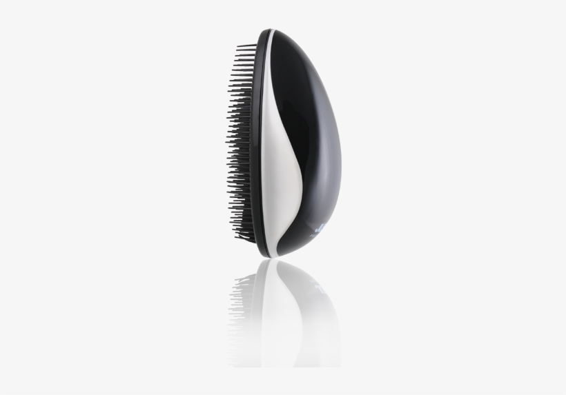 Detangle Brush Compact Black And White - Bangle, transparent png