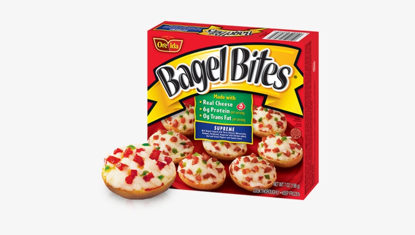 Bagel Bites Package Supreme - Bagel Bites Flavors, transparent png