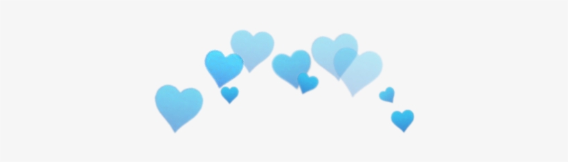 Blue Hearts - Heart Png Tumblr Blue, transparent png
