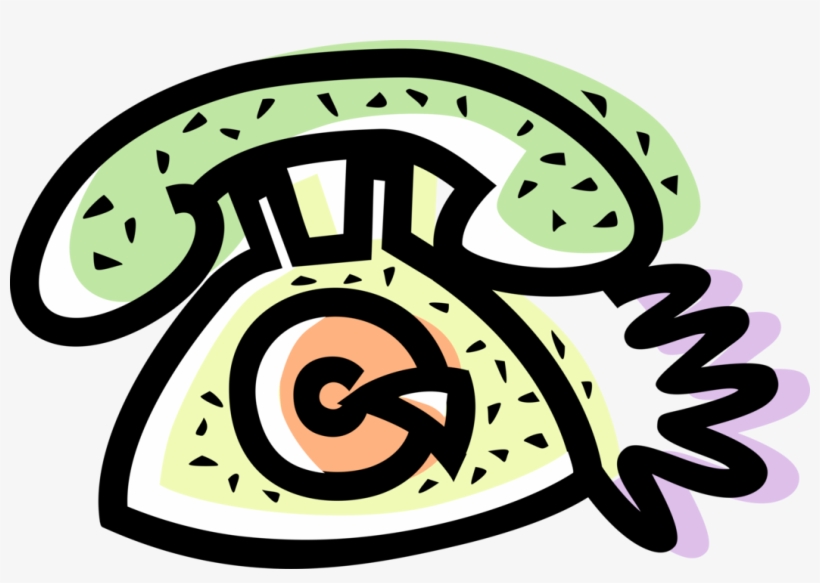 Vector Illustration Of Home Phone Telecommunications, transparent png