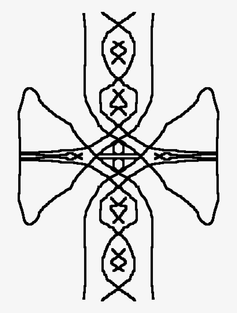 Celtic Design - Cross, transparent png