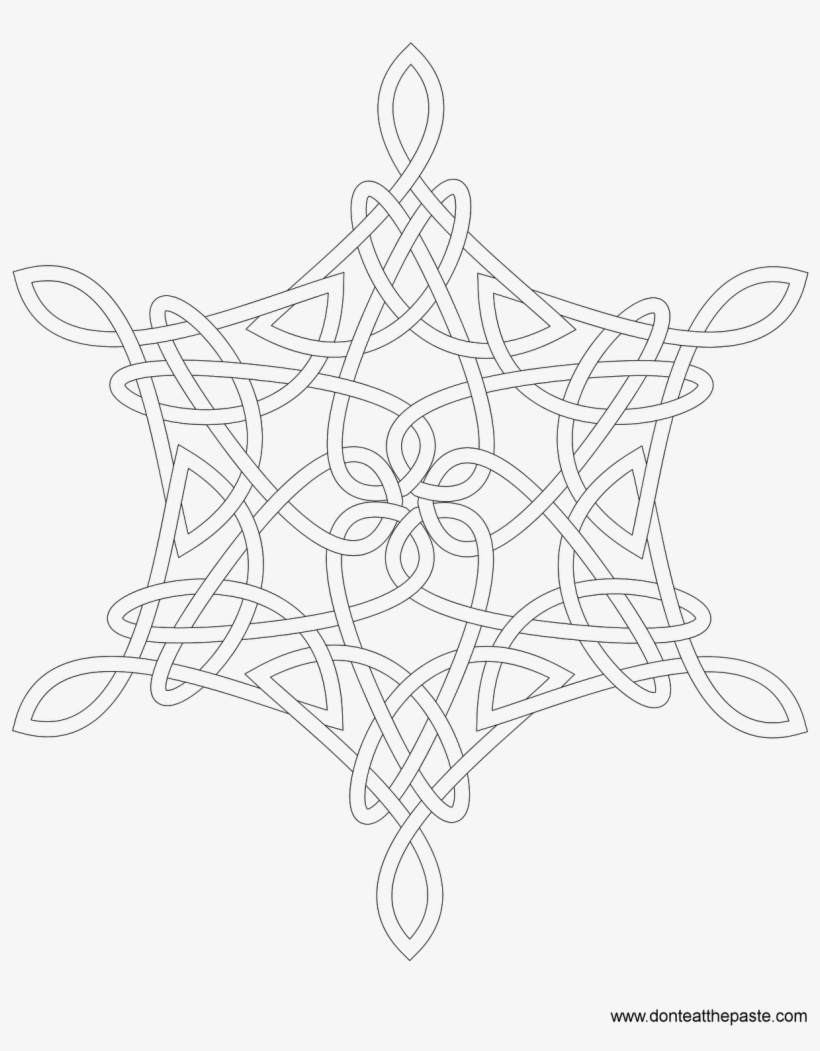 Snowflake Cp1 - Sketch, transparent png
