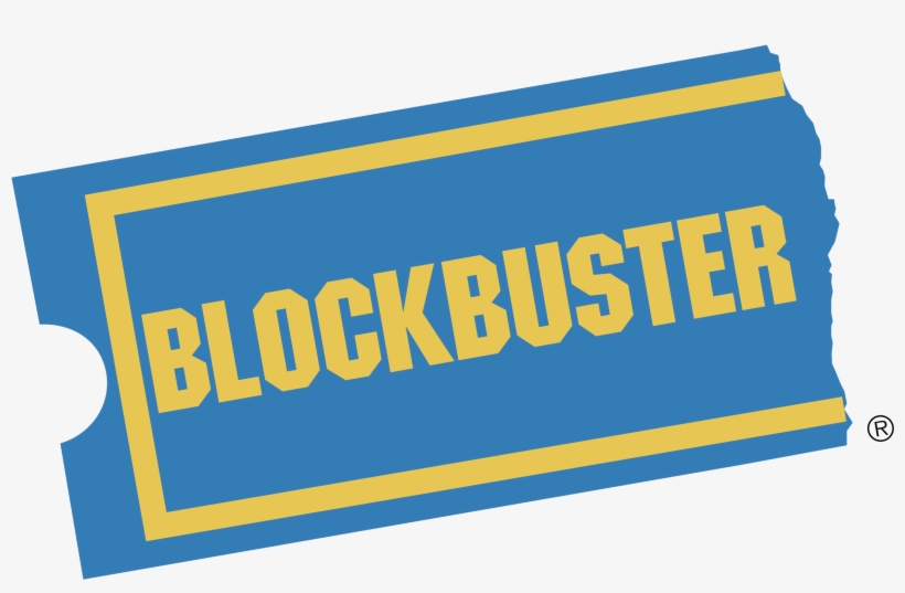 Blockbuster 01 Logo Png Transparent - Blockbuster Netflix, transparent png