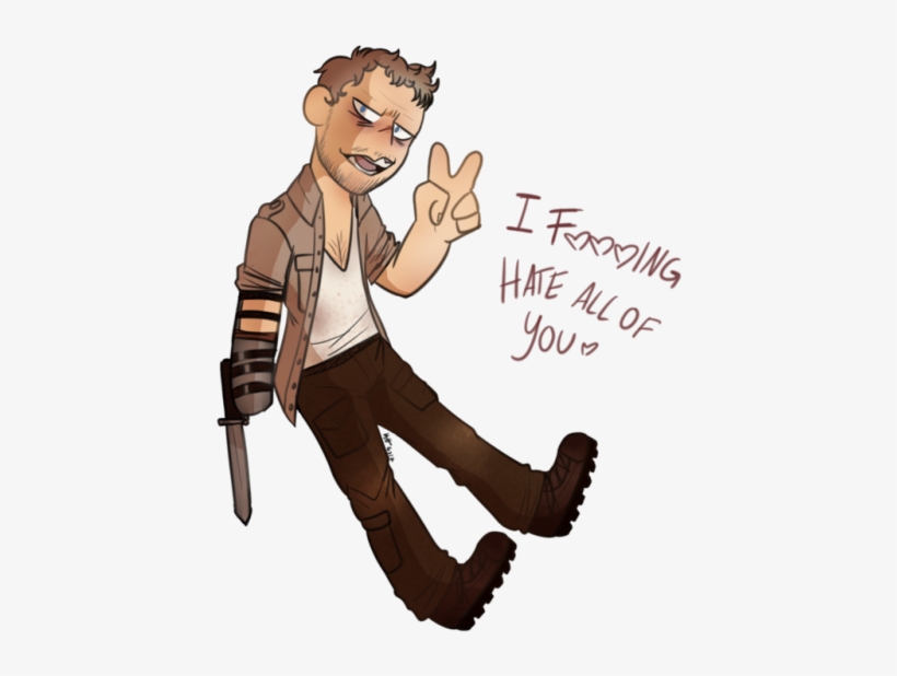 The Walking Dead Clipart Tumblr Transparent - Walking Dead Merle Chibi, transparent png