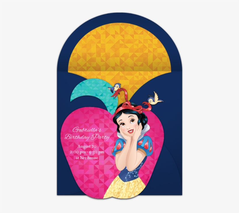 Snow White Online Invitation - Artissimo Designs Shining Creativity Snow White Printed, transparent png