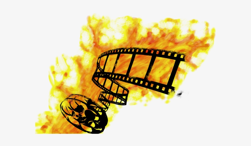 Will We Someday Watch Blockbuster Movies The Way We - Movie Reel On Fire, transparent png