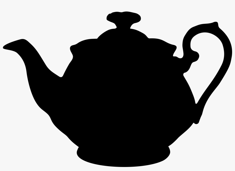 Medium Image - Silhouette Of Tea Pot, transparent png