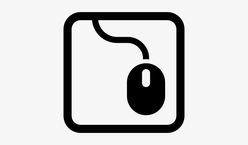 Mousepad And Mouse Vector - Mouse Pad Vector Png, transparent png