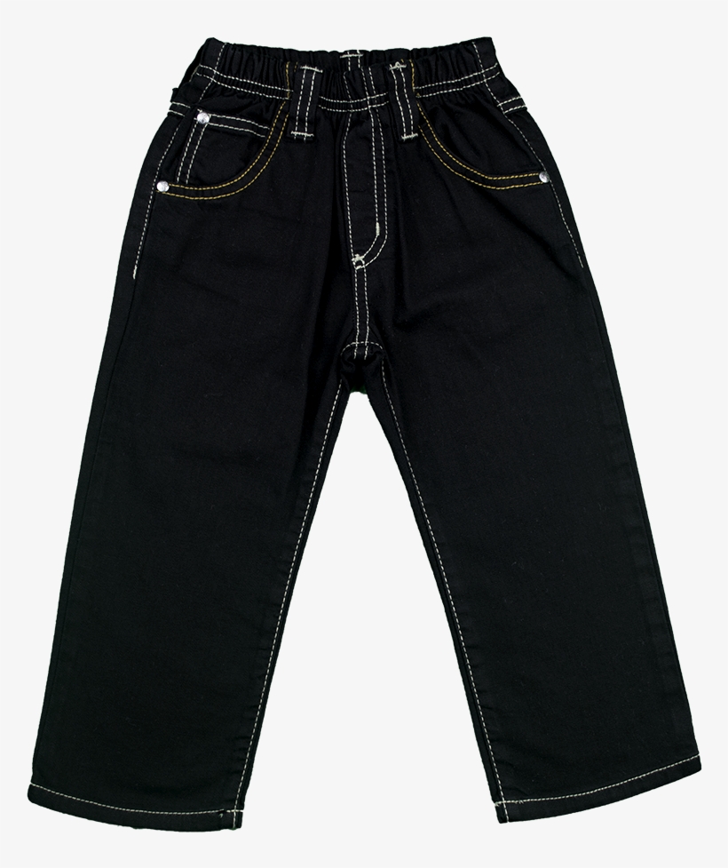 Charlie Rocket Black Pull-on Denim Jean - Trousers, transparent png