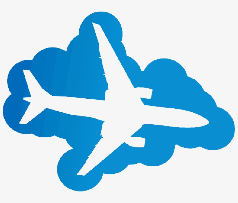 Airplane Outline Image Page 19 Images - Airplane Drawing Blue, transparent png