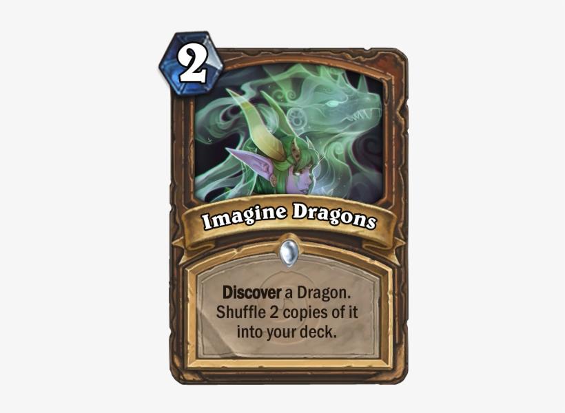 Imagine Dragons-"a Little Known Fact About Ysera Is - Horn Of Cenarius Hearthstone, transparent png