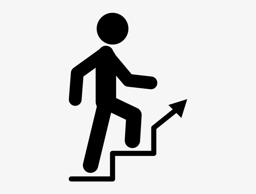 Stick Man Walking Up Stairs 600x600 PNG Download PNGkit