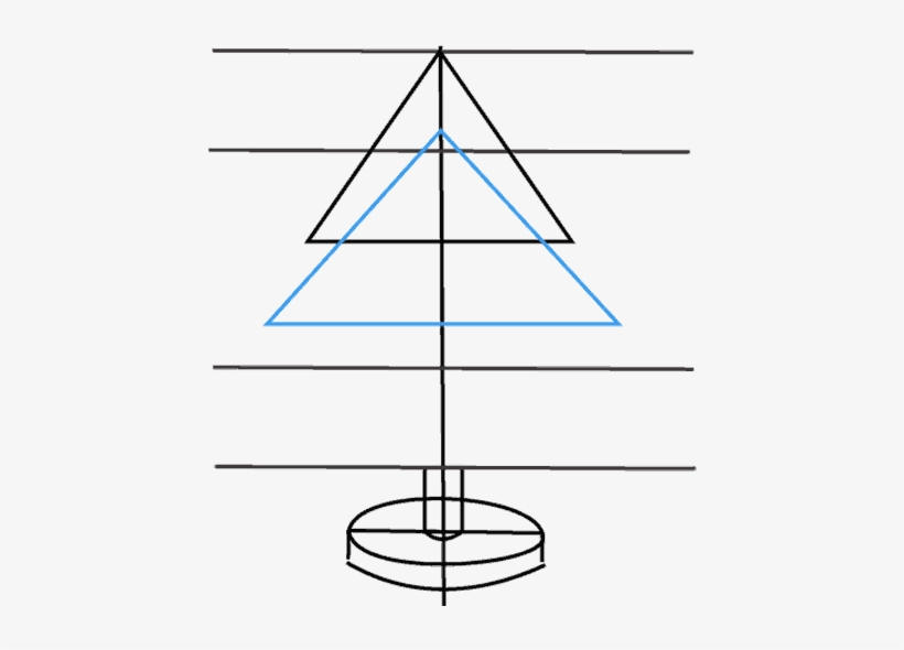 How To Draw Christmas Tree - Christmas Tree, transparent png