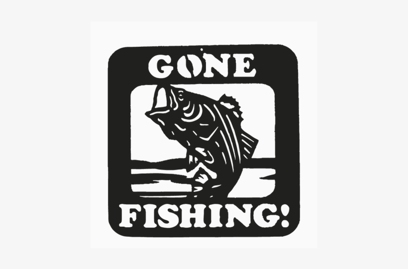 Add Some Life To Your Walls With This Gone Fishing - Illustration, transparent png