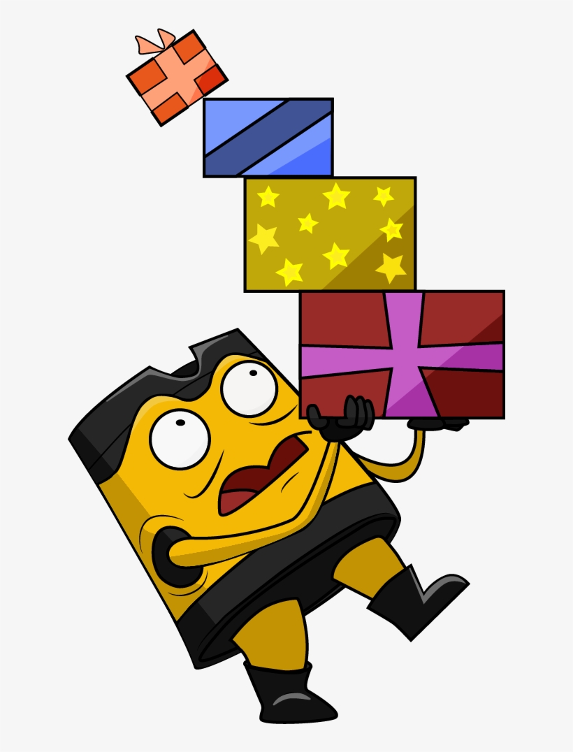 Barrilete Llevando Regalos - Gift, transparent png